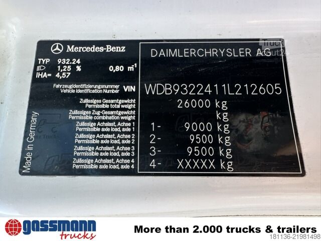 Standardní tahač Mercedes-Benz Actros 2646 LK 6x4