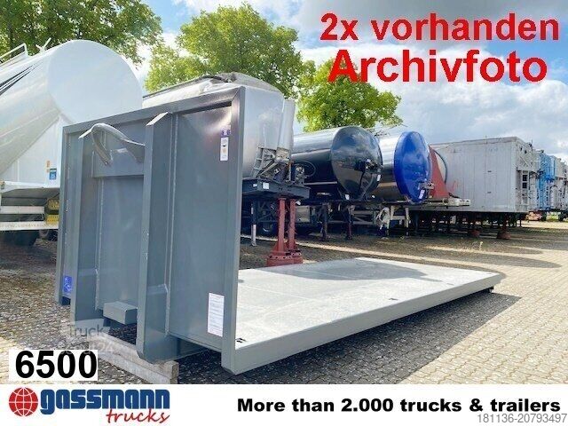 Hákový kontajner Abrollplattform 6.500mm, 2x vorhanden