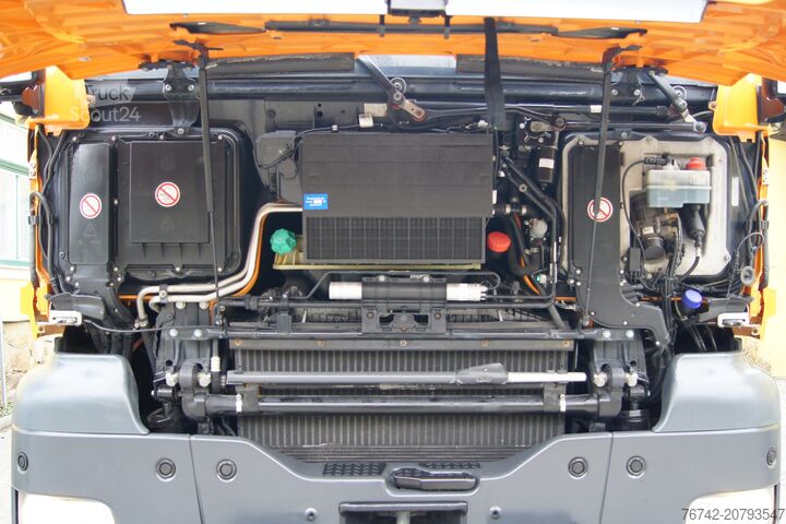 Trijų pusių savivartis sunkvežimis MAN TGS 18.320 BL 4x4 /HIAB 088 B-2/ Winterdienst