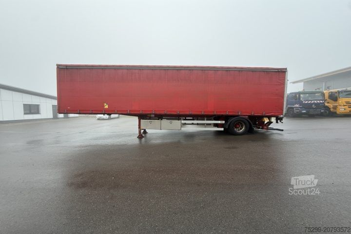 Atvira puspriekabė su tentu SA 20 Plane / HB / Swiss-Vehicle