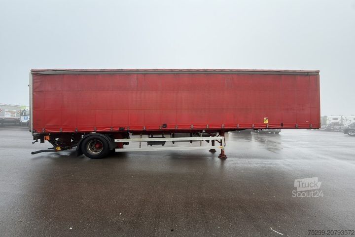 Atvira puspriekabė su tentu SA 20 Plane / HB / Swiss-Vehicle