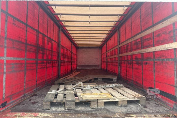 Atvira puspriekabė su tentu SA 20 Plane / HB / Swiss-Vehicle