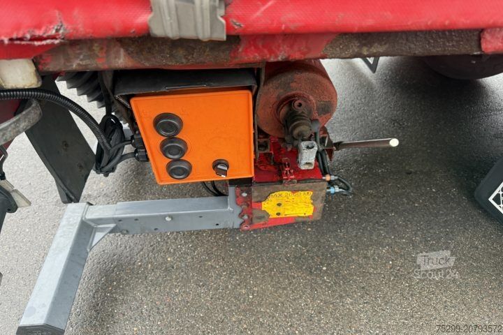 Atvira puspriekabė su tentu SA 20 Plane / HB / Swiss-Vehicle