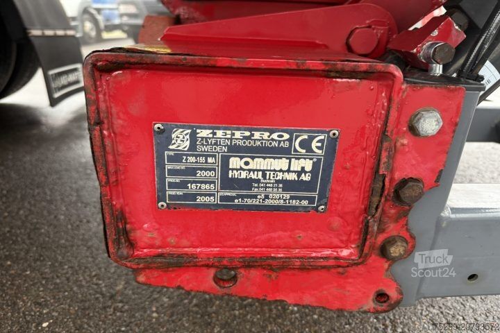 Atvira puspriekabė su tentu SA 20 Plane / HB / Swiss-Vehicle