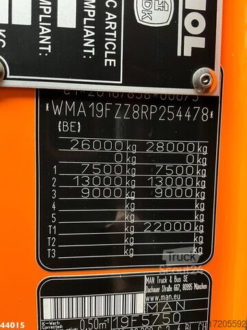 Vuilniswagen MAN TGS 26.360 VDK 21m³, 2 compartimenten + weighin...