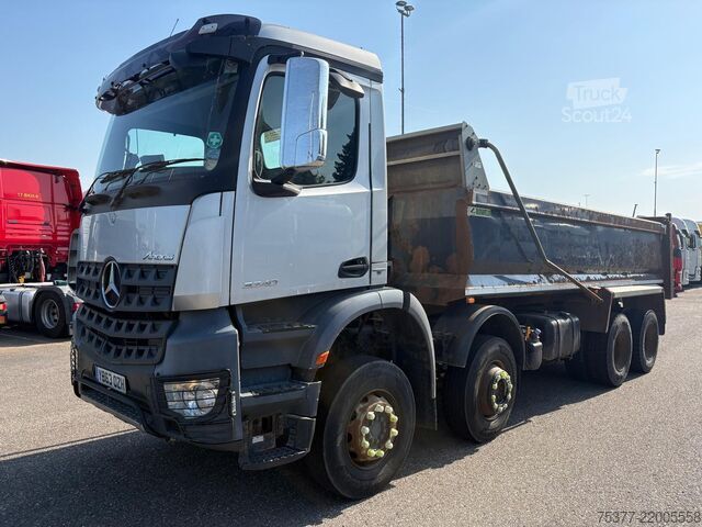 Benne Mercedes-Benz Actros 3240 Arocs 8X4, 12 m3 RHD,Edbro Dumper f...
