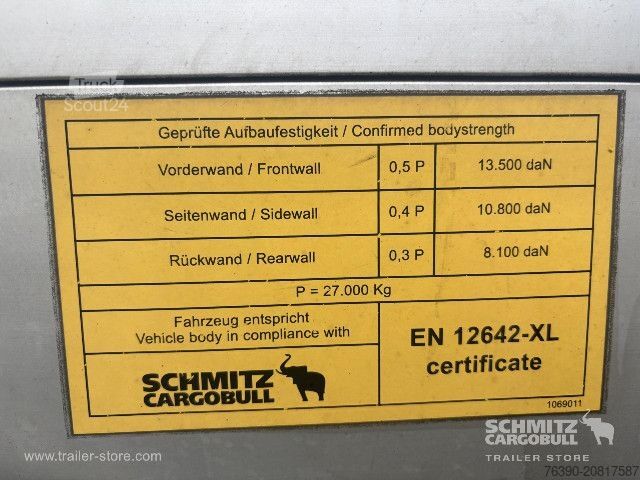Åben sættevogn med presenning Schmitz Cargobull Semitrailer Curtainsider Standard