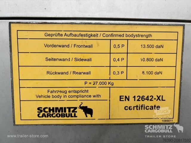 Åben sættevogn med presenning Schmitz Cargobull Semitrailer Curtainsider Standard