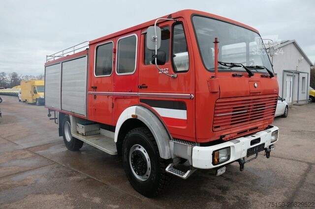 Samochód strażacki mercedes-benz 1017 AF Feuerwehrwagen AHK Einzelbereifung Rückfahrkamera
