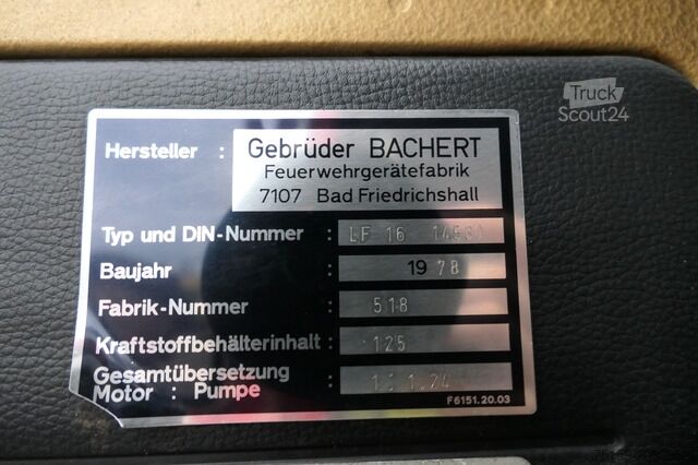 Samochód strażacki mercedes-benz 1017 AF Feuerwehrwagen AHK Einzelbereifung Rückfahrkamera