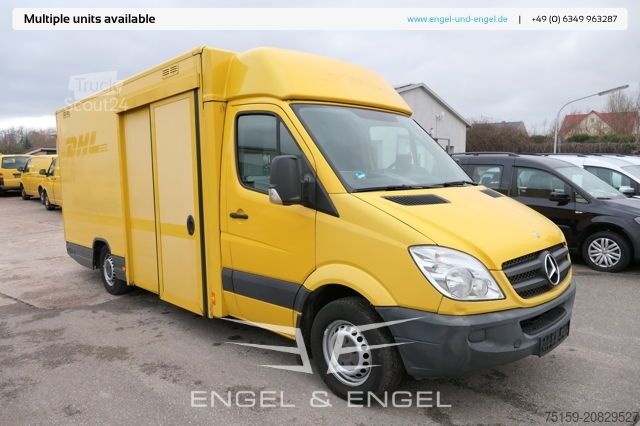 Skåpbil mercedes-benz SPRINTER 310 CDI MAXI EURO-5 KOFFER REGALE KAMERA DURCHGANG