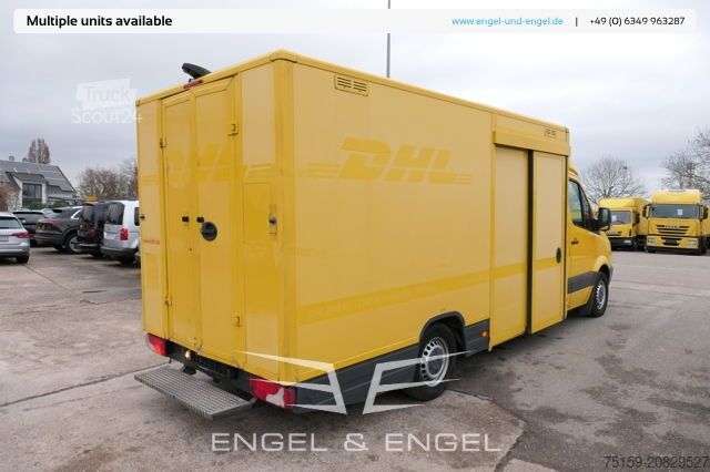 Skåpbil mercedes-benz SPRINTER 310 CDI MAXI EURO-5 KOFFER REGALE KAMERA DURCHGANG