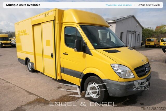 Skåpbil mercedes-benz SPRINTER 310 CDI MAXI EURO-5 KOFFER REGALE KAMERA DURCHGANG
