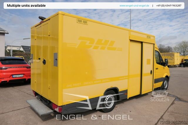 Skåpbil mercedes-benz SPRINTER 310 CDI MAXI EURO-5 KOFFER REGALE KAMERA DURCHGANG