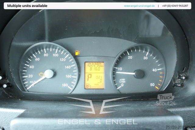 Skåpbil mercedes-benz SPRINTER 310 CDI MAXI EURO-5 KOFFER REGALE KAMERA DURCHGANG