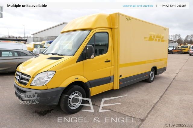 Skåpbil mercedes-benz SPRINTER 310 CDI MAXI EURO-5 KOFFER REGALE KAMERA DURCHGANG