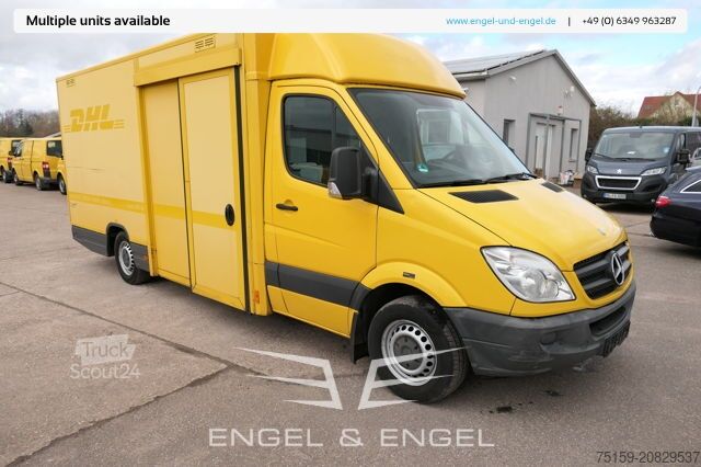 Skåpbil mercedes-benz SPRINTER 310 CDI MAXI EURO-5 KOFFER REGALE KAMERA DURCHGANG
