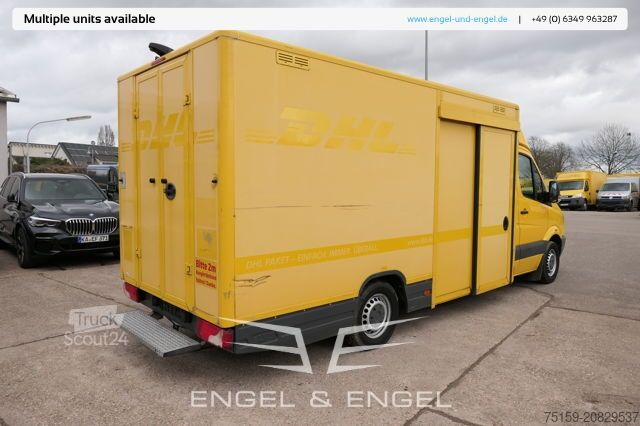 Skåpbil mercedes-benz SPRINTER 310 CDI MAXI EURO-5 KOFFER REGALE KAMERA DURCHGANG