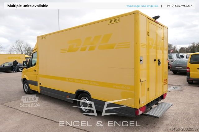 Skåpbil mercedes-benz SPRINTER 310 CDI MAXI EURO-5 KOFFER REGALE KAMERA DURCHGANG