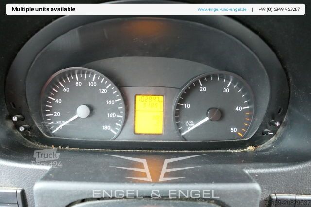 Skåpbil mercedes-benz SPRINTER 310 CDI MAXI EURO-5 KOFFER REGALE KAMERA DURCHGANG