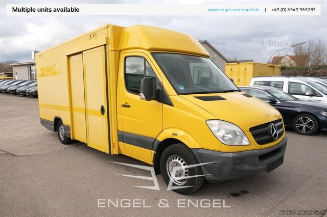 Skåpbil mercedes-benz SPRINTER 310 CDI MAXI EURO-5 KOFFER REGALE KAMERA DURCHGANG