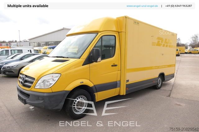 Skåpbil mercedes-benz SPRINTER 310 CDI MAXI EURO-5 KOFFER REGALE KAMERA DURCHGANG