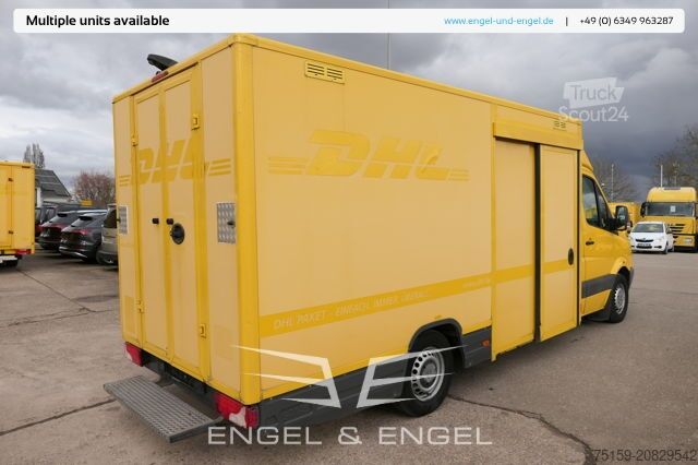 Skåpbil mercedes-benz SPRINTER 310 CDI MAXI EURO-5 KOFFER REGALE KAMERA DURCHGANG