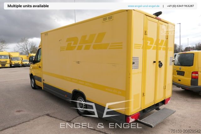 Skåpbil mercedes-benz SPRINTER 310 CDI MAXI EURO-5 KOFFER REGALE KAMERA DURCHGANG