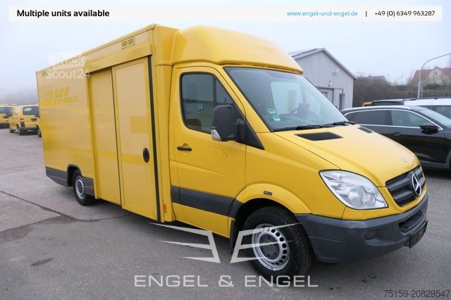 Skåpbil mercedes-benz SPRINTER 310 CDI MAXI EURO-5 KOFFER DURCHGANG REGALE KAMERA SERVICE