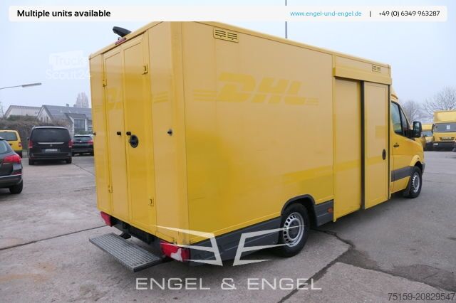 Skåpbil mercedes-benz SPRINTER 310 CDI MAXI EURO-5 KOFFER DURCHGANG REGALE KAMERA SERVICE