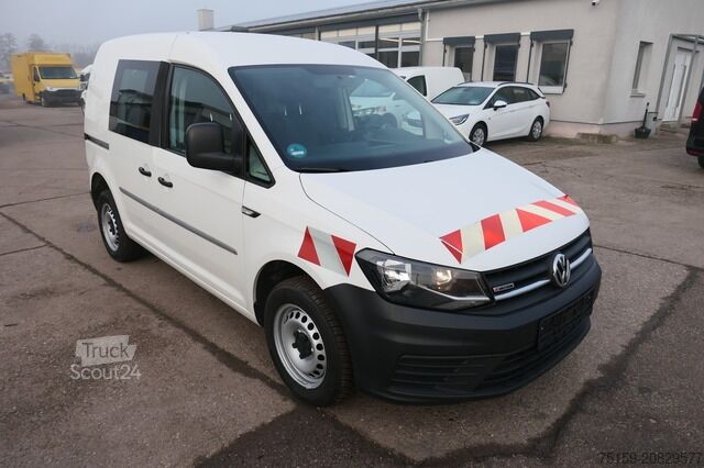 Slēgtais furgons Volkswagen Caddy 2.0 TDI 4Motion 2-Sitzer Klima AHK Werkstatteinbauten COC Tempomat