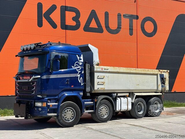 Tipper Scania R 730 8x4 RETARDER / FULL STEEL / BOX L=5575 mm