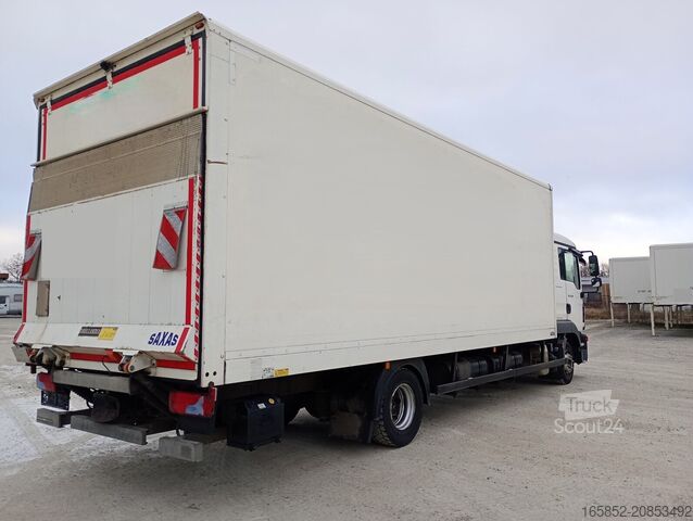 Caja cerrada MAN TGL 12.250 Koffer 3-Sitzer Euro 6 4x2 AHK LBW