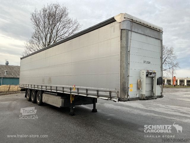 Semiremorcă deschisă cu prelată Schmitz Cargobull Curtainsider Standard Faltwandtür rechts