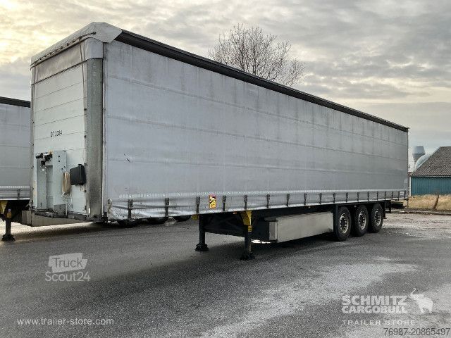 Semiremorcă deschisă cu prelată Schmitz Cargobull Curtainsider Standard Faltwandtür rechts