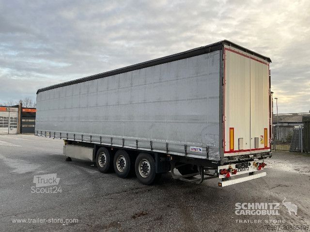 Semiremorcă deschisă cu prelată Schmitz Cargobull Curtainsider Standard Faltwandtür rechts