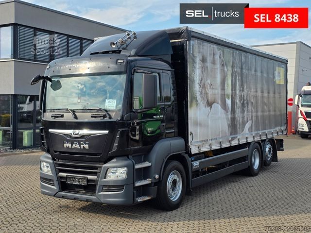 Camión plataforma con toldo MAN TGS 26.420 6x2-4 BL / Intarder / Lenk-Liftachse