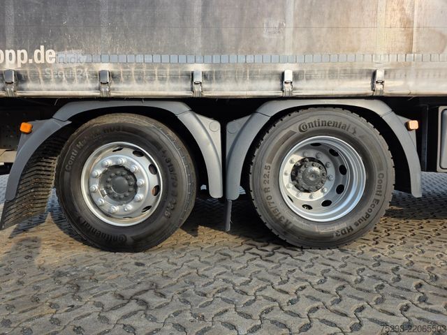 Camión plataforma con toldo MAN TGS 26.420 6x2-4 BL / Intarder / Lenk-Liftachse