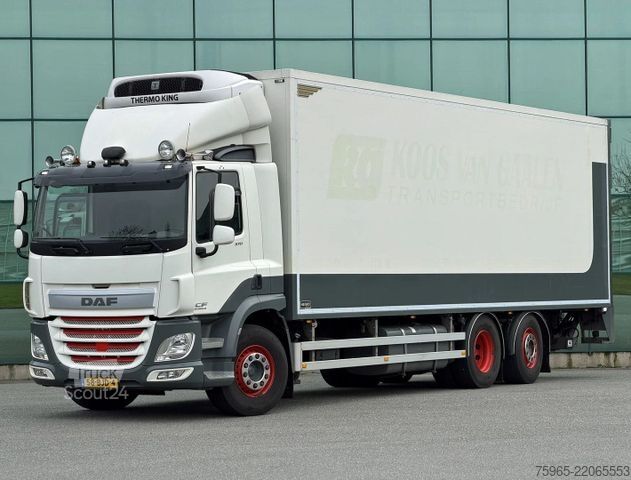 Camión frigorífico DAF CF 370 FAN 6X2 HEIWO BAK THERMO KING 3.000 KG KL