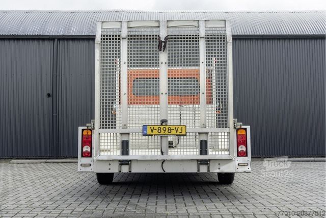 Car carrier van FIAT Ducato Open laadbak met oprijplaat | 131PK | Eur