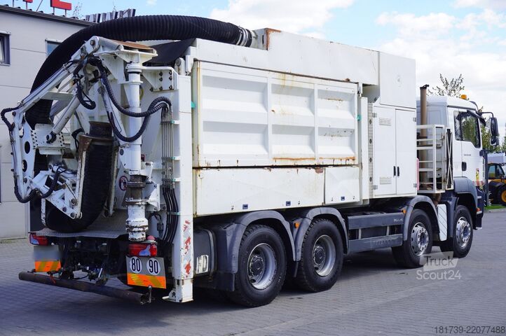 Vakuumbagger MAN TGA 35.440 8×4 / SB-106 vacuum excavator
