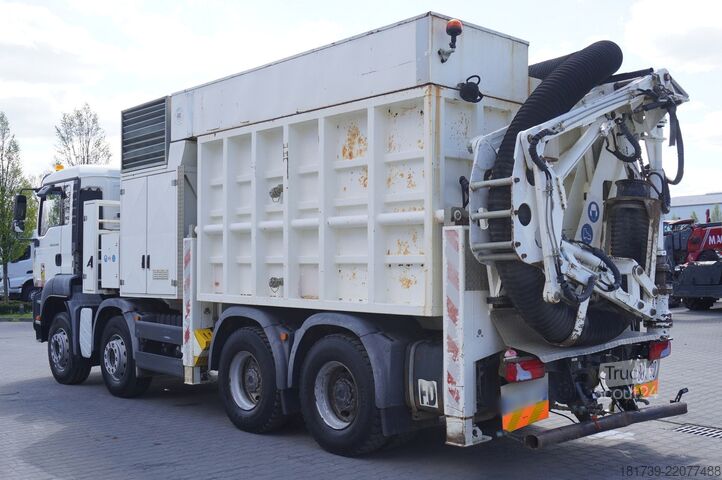 Vakuumbagger MAN TGA 35.440 8×4 / SB-106 vacuum excavator