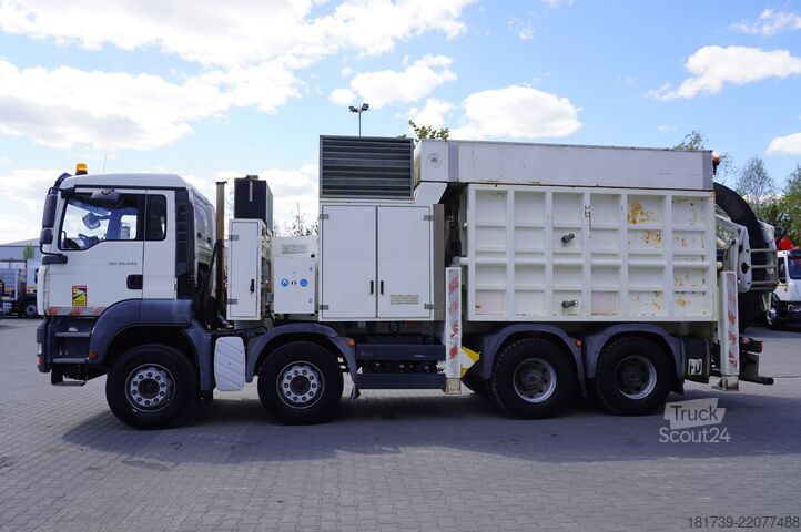 Vakuumbagger MAN TGA 35.440 8×4 / SB-106 vacuum excavator