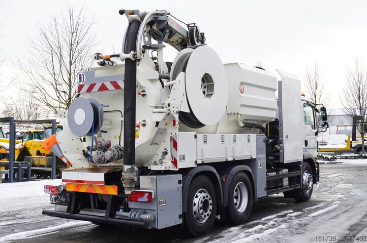 Abwasserreiniger MAN TGM 26.340 E6 / RIVARD sewage cleaner 11