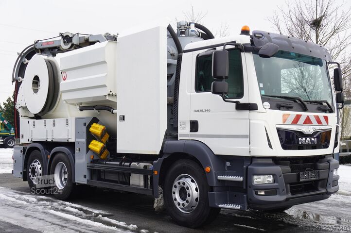 Abwasserreiniger MAN TGM 26.340 E6 / RIVARD sewage cleaner 11