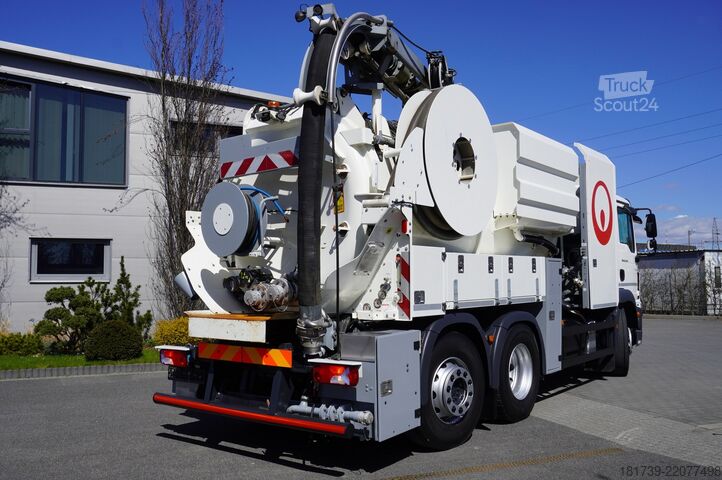 Abwasserreiniger MAN TGM 26.340 E6 / RIVARD sewage cleaner 11