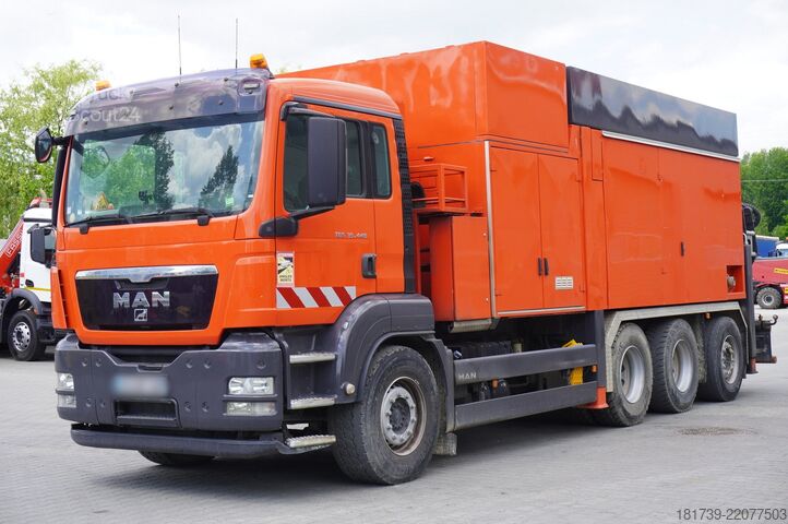 Vakuový bagr MAN TGS 35.440 8x4 / MTS SB299 vacuum excava