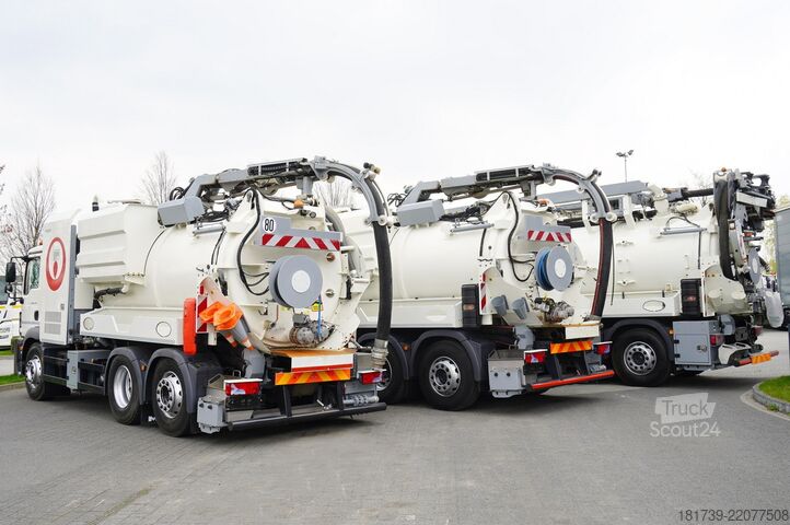Güllefass MAN TGS 26.360 E6 / RIVARD sewage cleaner