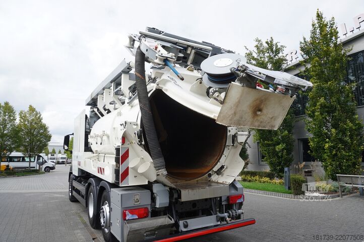 Güllefass MAN TGS 26.360 E6 / RIVARD sewage cleaner