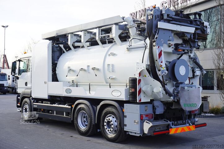 Kläranlage für Abwasser MAN TGS 26.360 / RIVARD 18m3  / 180 tho km